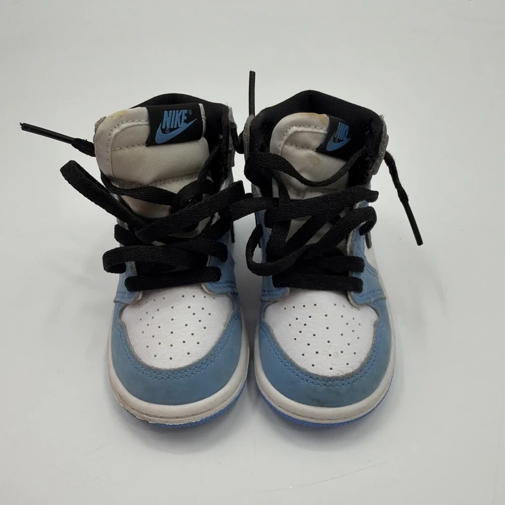 Jordan 1 High University Blue Toddler AQ2665-134 Air Jordan Retro UNC‎ 1s Sz 6C